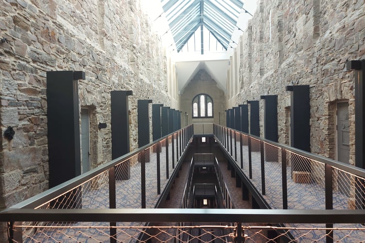 The cells of Bodmin Jail have been restored to create a luxury hotel. (Picture: Aaron Greenaway)