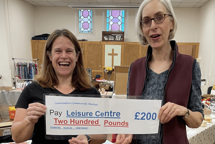 Launceston Community Markey Leisure Centre Donation