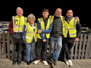 Volunteers in regular run to help homeless