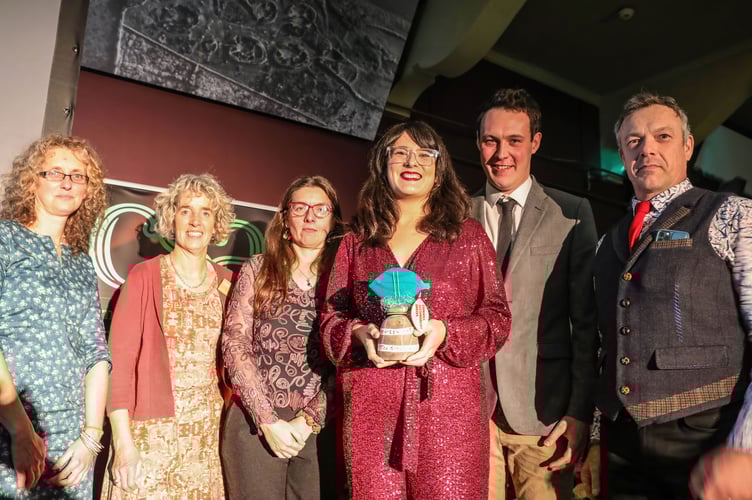 The family were delighted to have won a Cornwall Sustainability Award in 2023 for Growing Greener