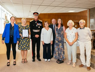 Fowey community centre receives the highest award in the land