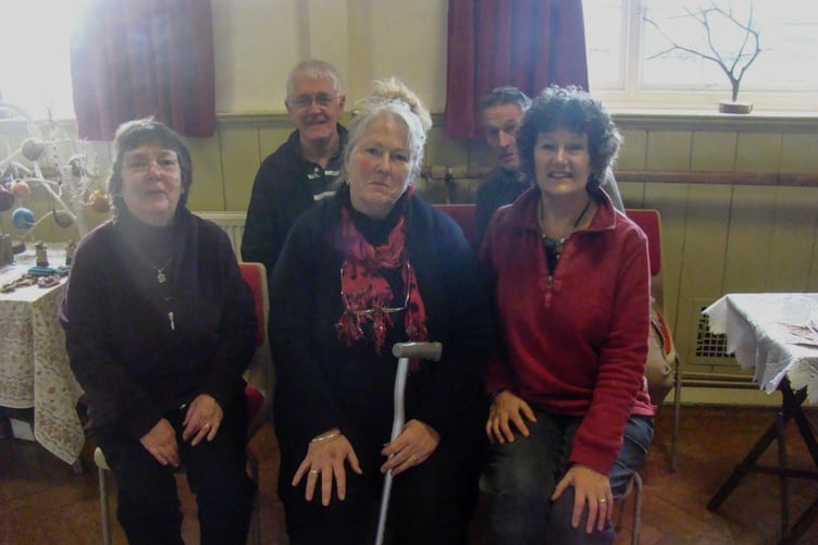 FRIENDS Chrys Bundy, Julie McIntosh and Jo Pescod who staged the Cornish Way exhibition