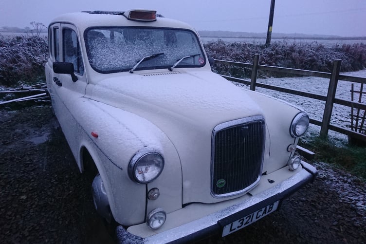 The little white taxi in Bude (Picture: Chris Terry)