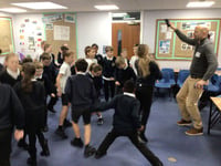 School children learn about neurodiversity and types of genius