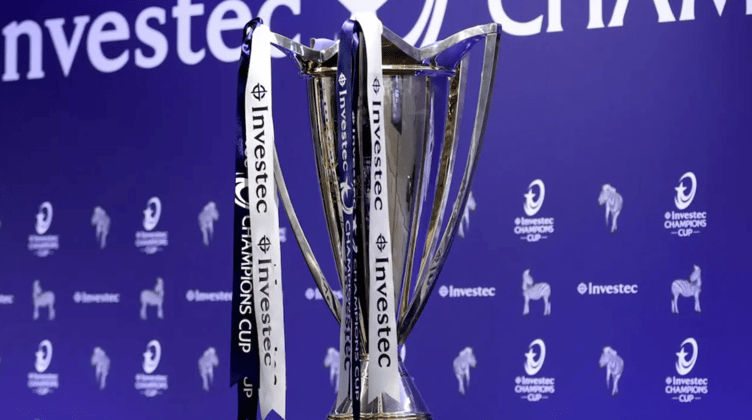 The Investec Champions Cup trophy