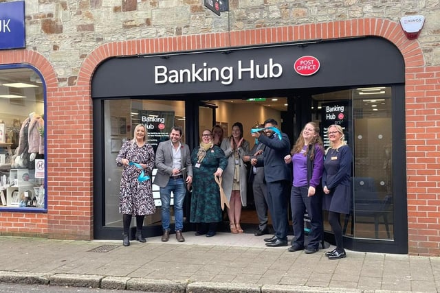 Councillor declares new Post Office Banking Hub fully open 