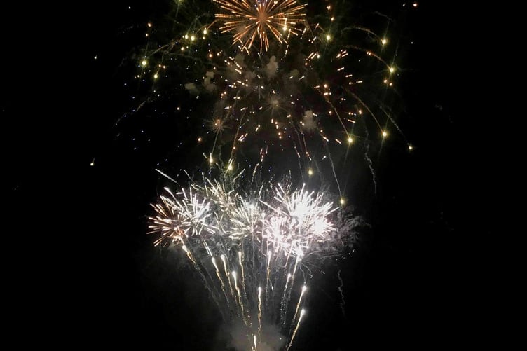 Fireworks from a previous display in Wadebridge (Picture: Wadebridge Town Council)