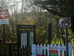 Coombe Junction Halt named region's least used railway station