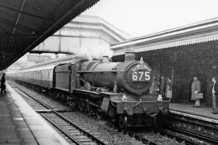 A steam service at Truro railway station in 1958 (Picture: Ben Brooksbank/Creative Commons)