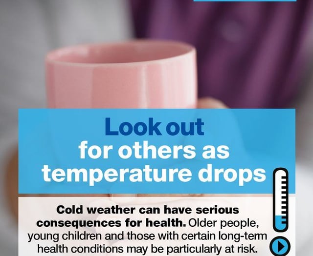 Cold weather health alert issued for South West