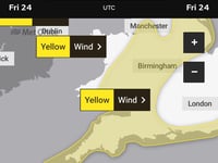 Yellow weather warning issued as Storm Éowyn barrels towards Cornwall