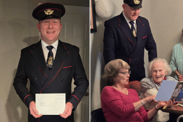 Postmaster flies 4,000 miles to hand deliver letter from King