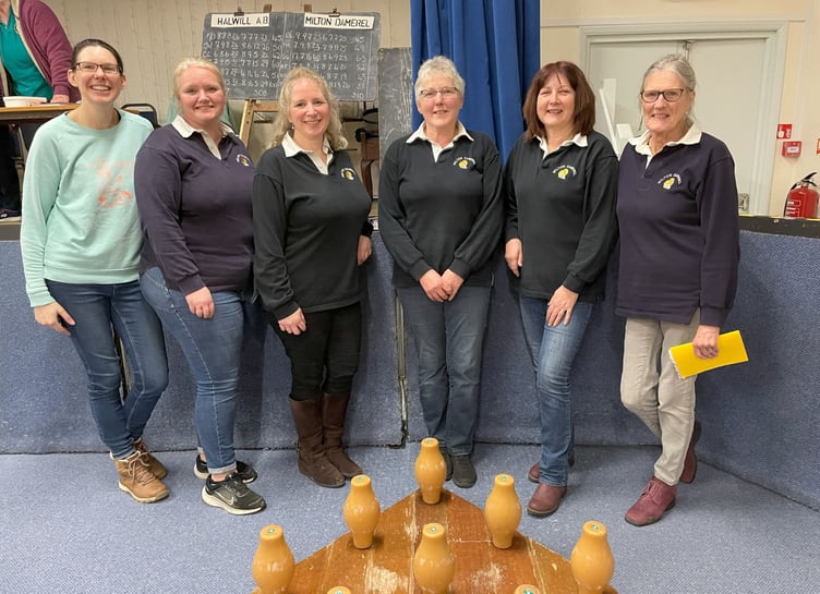 Milton Damerel Ladies Skittles