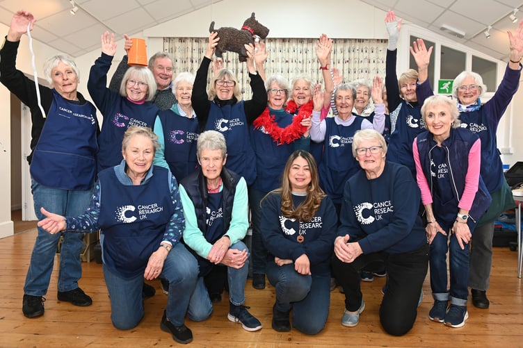 The St Minver Cancer Research Fundraising Committee after their event in Rock (Picture: Adrian Jasper)