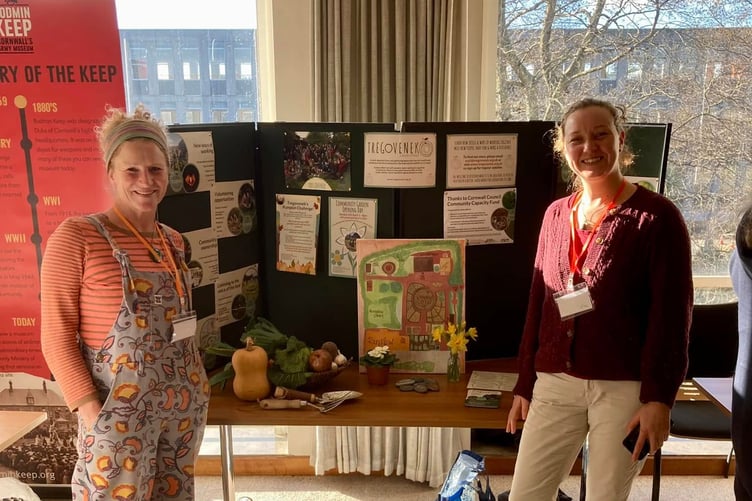 TREGOVENEK members presented the project at a day celebrating all the community groups in Cornwall which have received Community Capacity Funding
