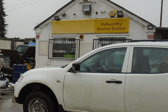 The former Hallworthy Service Station at Hallworthy (Picture: Cornwall Council)