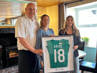 Pub thanked after sponsoring local footballer