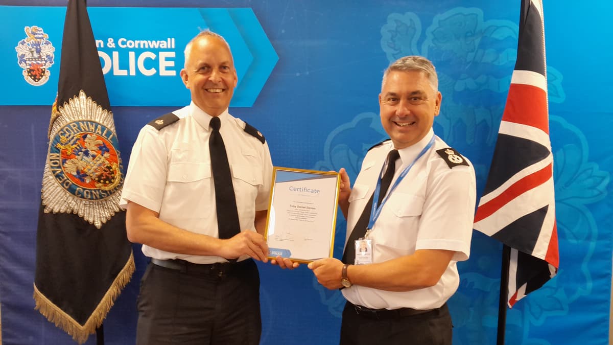 Toby Ralph Devon Devon and Cornwall police chief Toby Davies retires after 30 years of ...