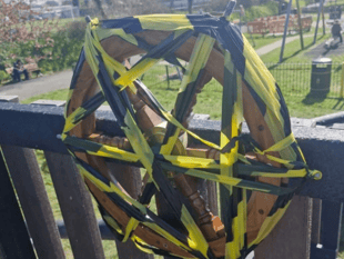 New play equipment vandalised before official opening