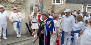 It's Obby Oss day in Padstow - a festival of colour and fun