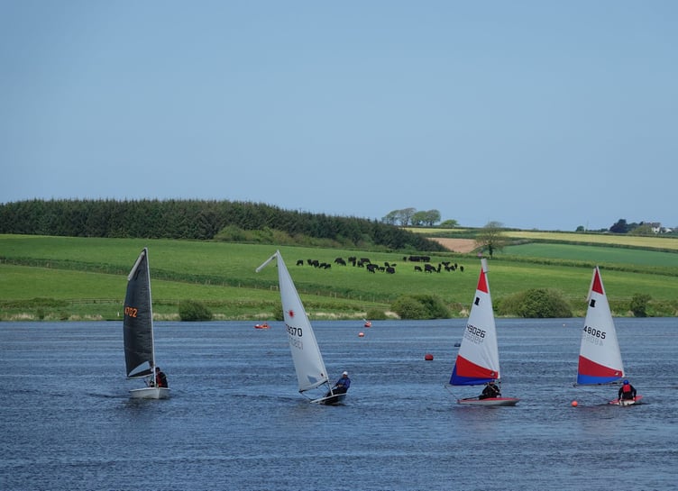 Sailing May 4 Upper Tamar Lake