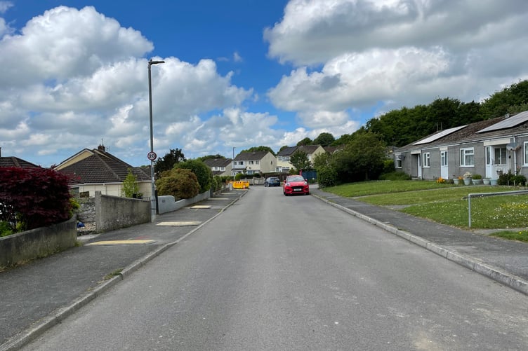 The view going down Queen's Crescent in Bodmin. (Picture: Aaron Greenaway/Tindle)