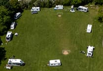 Travellers move on from park in Cornwall in time for big event to go ahead
