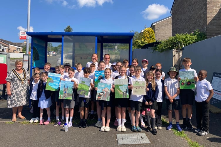 Launceston Bus Shelter Art