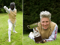 'Bond girl' returns from retirement to win national title