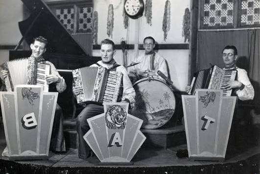 Only to be used for Times Past in the Cornish & Devon Post.
Caption: The Post is grateful to the The Castle Heritage Centre for supplying this photograph of The Tiger Bay Accordion Band. Do any of our readers recognise those pictured?