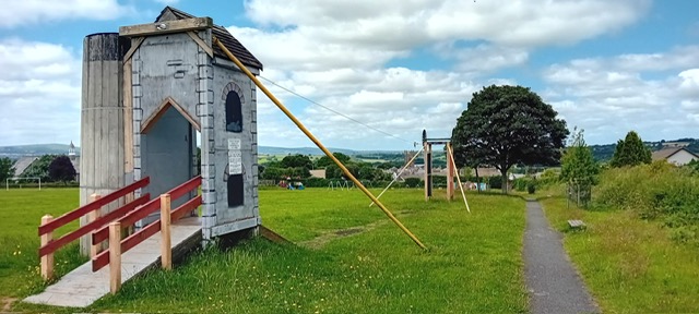 Zip wire repairs underway at play area