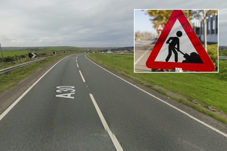 A30 Temple Junction Roadworks