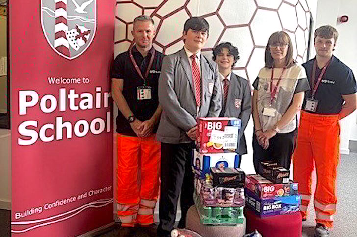 Suez is supporting the summer fayre and barbecue by providing various goodies.