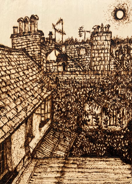 Devon CPRE winner of Best Young Landscape Artist competition 2023 (Over 12s) - Jay Fennell, 15 years