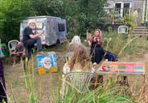Calstock eclectic garden of sculptures raising funds for St Luke's