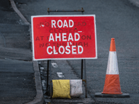 Motorcyclist airlifted to hospital 
