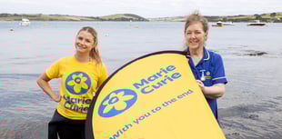 TV star joins charity swim