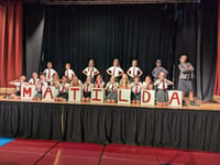 Students transform town hall for Matilda performance