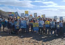 Protestors call for South West Water to stop sewage dumping