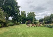 New picnic benches at Badock Gardens