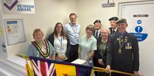 Hospital celebrates Veteran Aware status