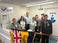 Hospital celebrates Veteran Aware status