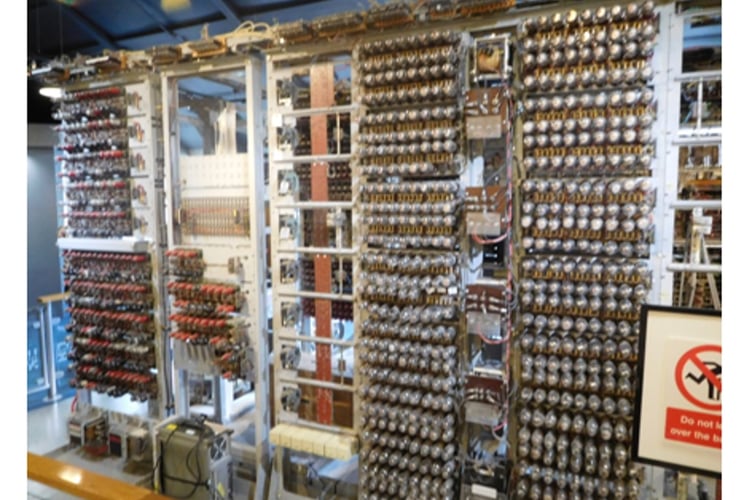 Colossus, the computer at Bletchley Park that cracked many of the German codes throughout the war, was discussed during the fascinating talk given at the recent meeting of Bude and District U3A by Mike Griffiths