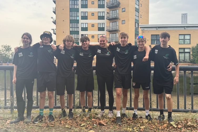 Cotehele’s junior crew were the fastest U16s crew of the day and awarded the John Pearce Cup