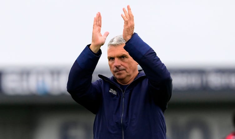 John Askey, Manager of Truro City during the National League match between Truro City and Morecambe at Truro City Stadium on 27 September 2025. - PHOTO: Frankie OKeeffe/PPAUK