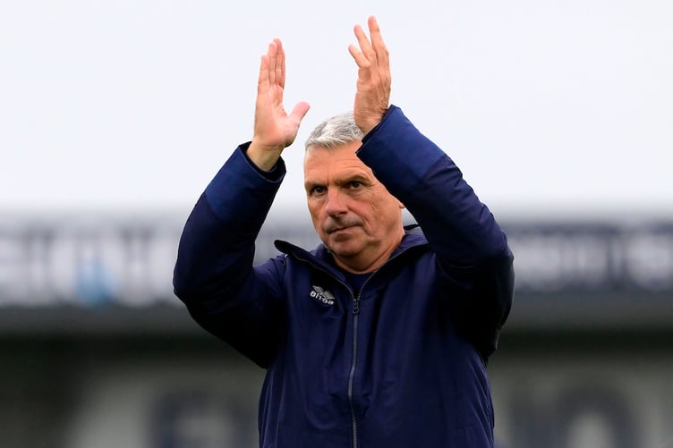 John Askey, Manager of Truro City during the National League match between Truro City and Morecambe at Truro City Stadium on 27 September 2025. - PHOTO: Frankie OKeeffe/PPAUK