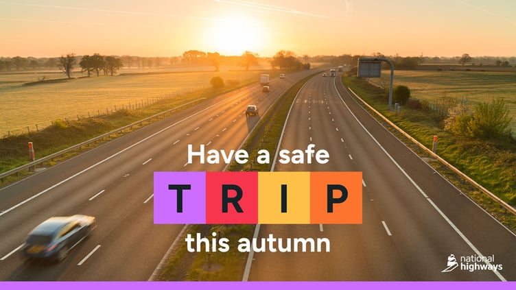 National Highways Autumn TRIP 2025 branding