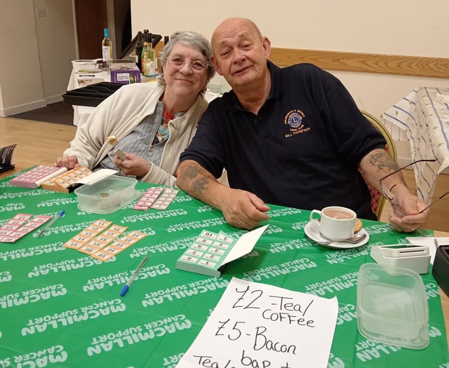 Lions defy storm for charity