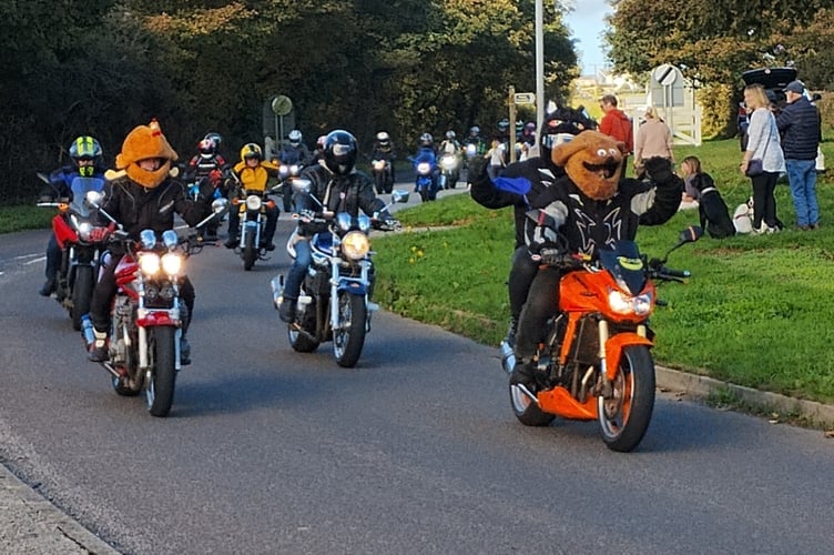 The 38th Martin Jennings Memorial Motorcycle Run raised money for Children's Hospice South West.