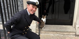 Student goes on official duty at Number 10